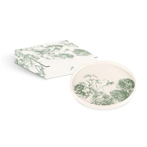 PIATTO TOILE D24 VERDE CON BOX